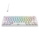 Gaming πληκτρολόγιο - Havit KB877L (Transparent White)