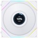 Lian Li UNIFAN TL LCD 120-1PCS White - Case Fan